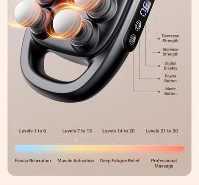 Deep Tissue Muscle Massage Gun – 16-Drive
