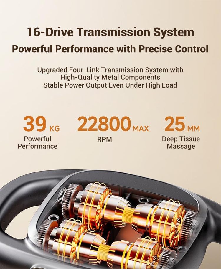 Deep Tissue Muscle Massage Gun – 16-Drive