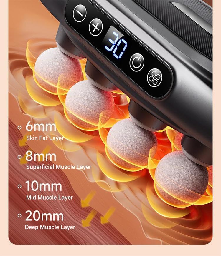 Deep Tissue Muscle Massage Gun – 16-Drive