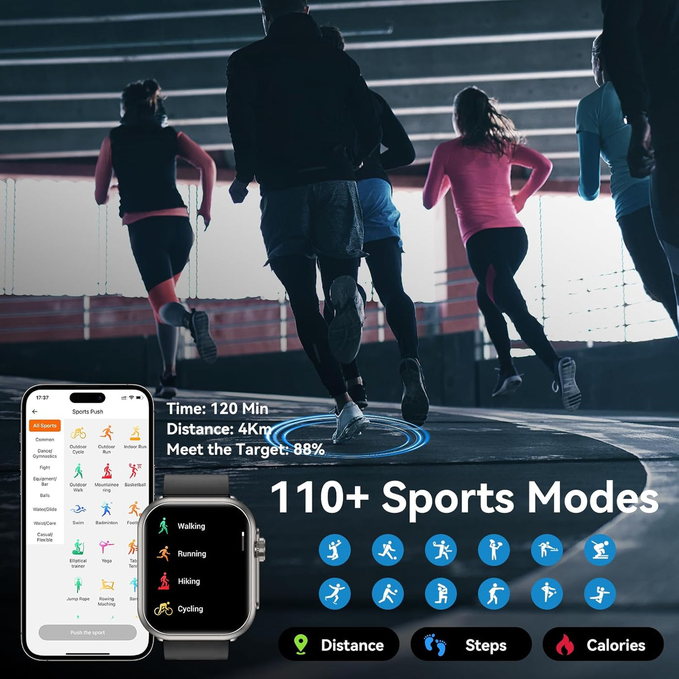 Sports Smartwatch / Fitness Tracker