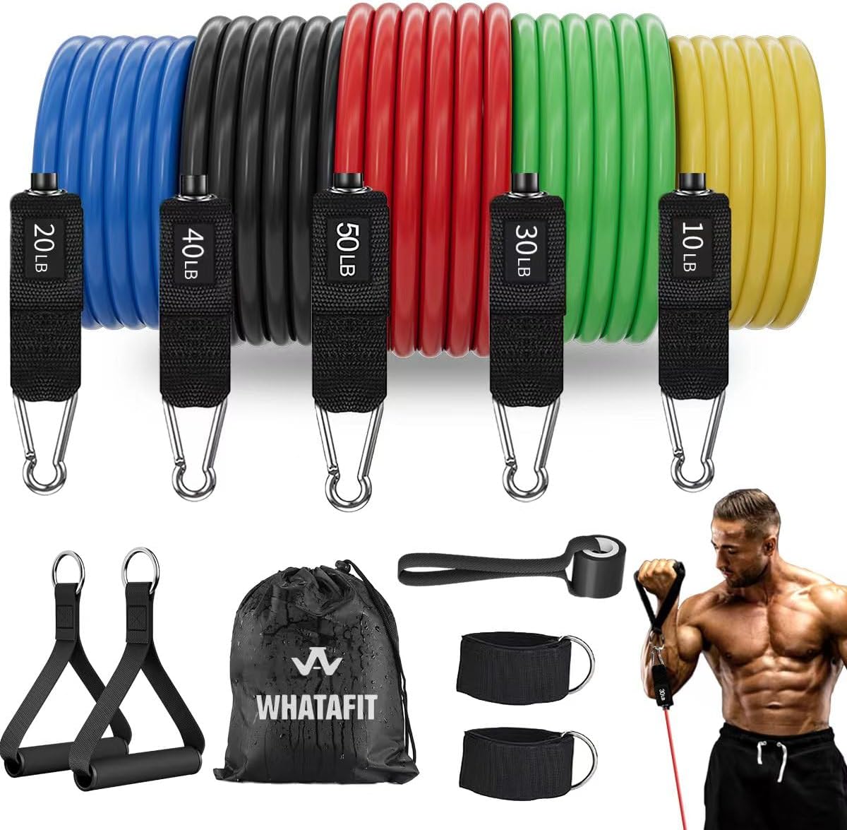 Resistance Band Set with Handles
