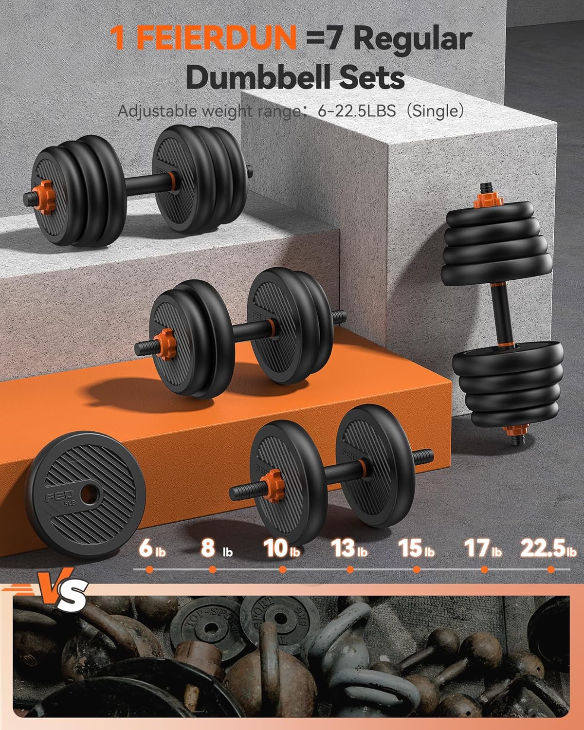 Adjustable Dumbbell Set